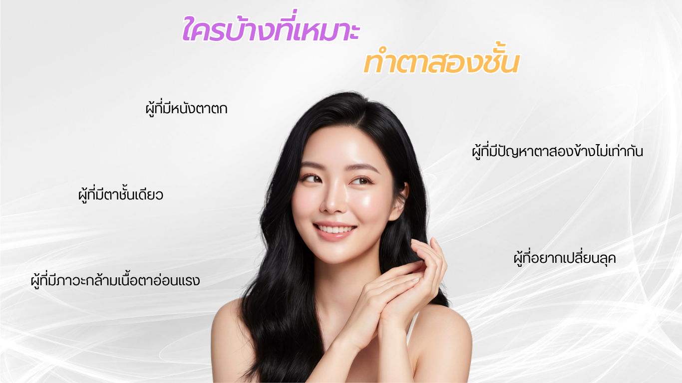 ใครบ้างที่เหมาะกับการทำตาสองชั้น?