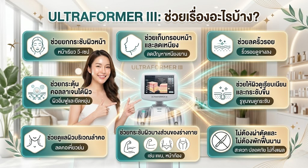 ultraformer iii ช่วยเรื่องอะไรบ้าง