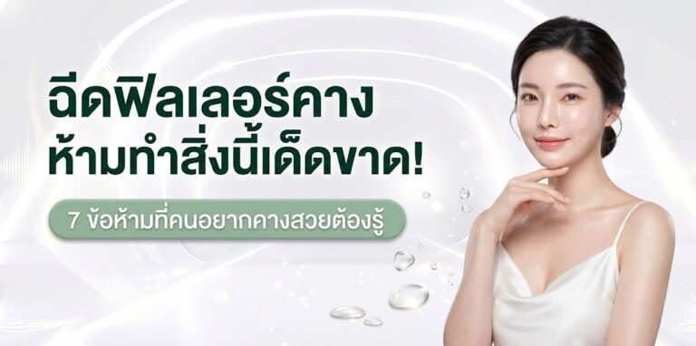 ข้อห้าม ฟิลเลอร์คาง