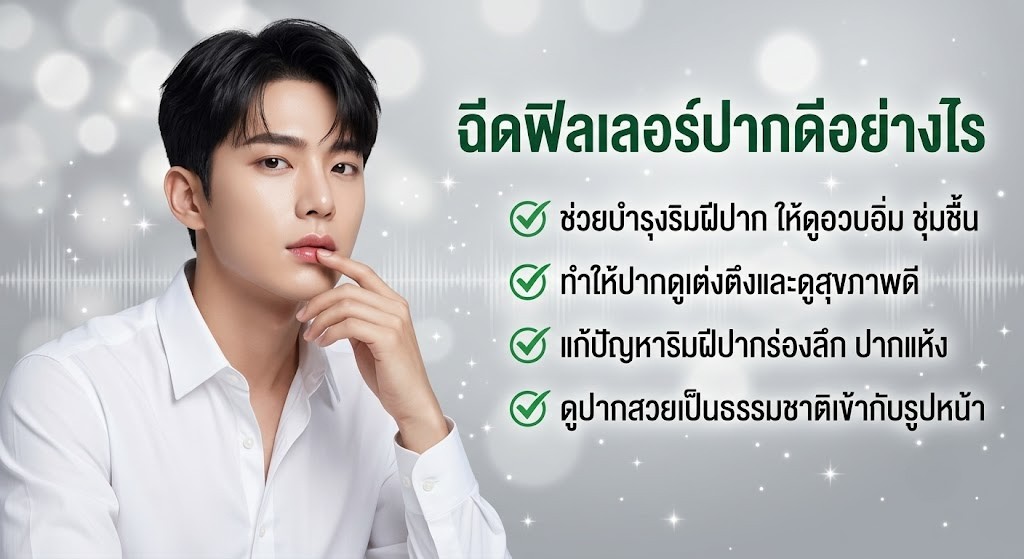 ฉีดฟิลเลอร์ปากดีอย่างไร