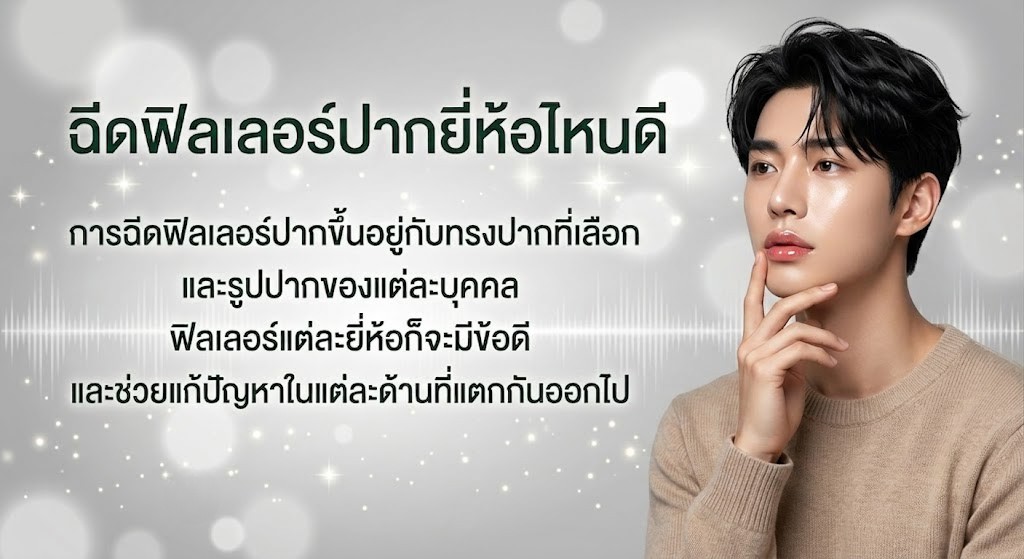 ฉีดฟิลเลอร์ปากยี่ห้อไหนดี