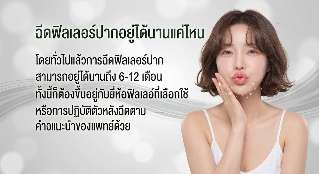 ฉีดฟิลเลอร์ปากอยู่ได้นานแค่ไหน