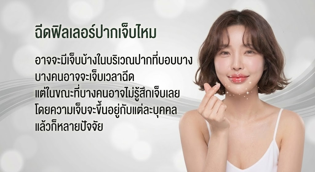 ฉีดฟิลเลอร์ปากเจ็บไหม