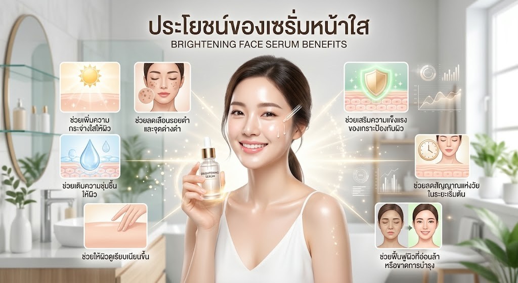 ประโยชน์ของเซรั่มหน้าใส