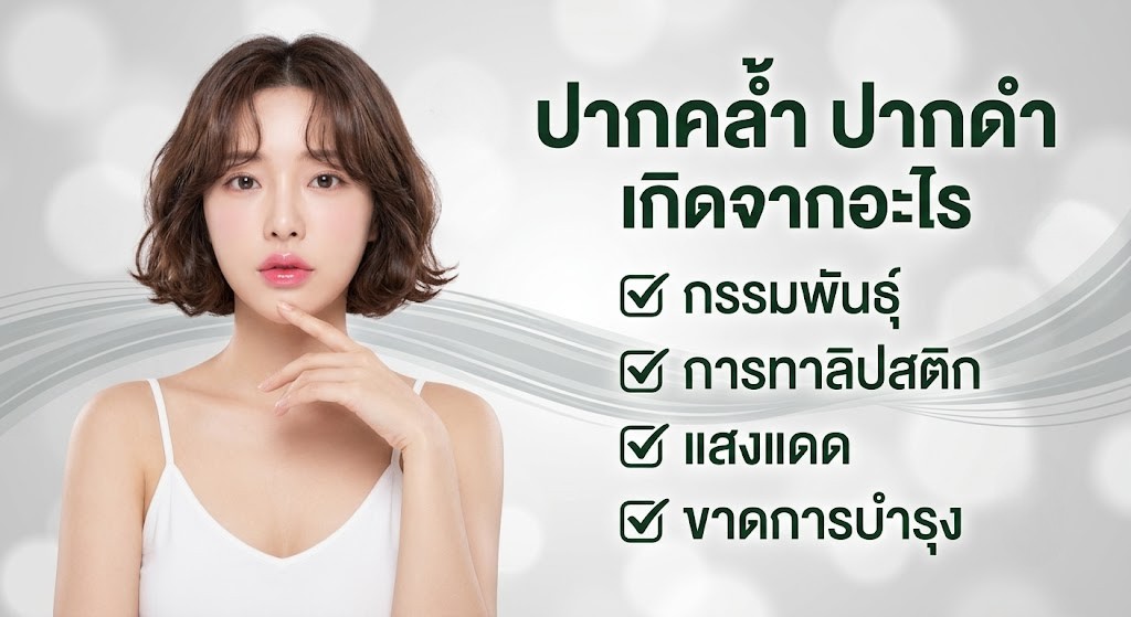 ปากคล้ำ ดำ เกิดจากอะไร