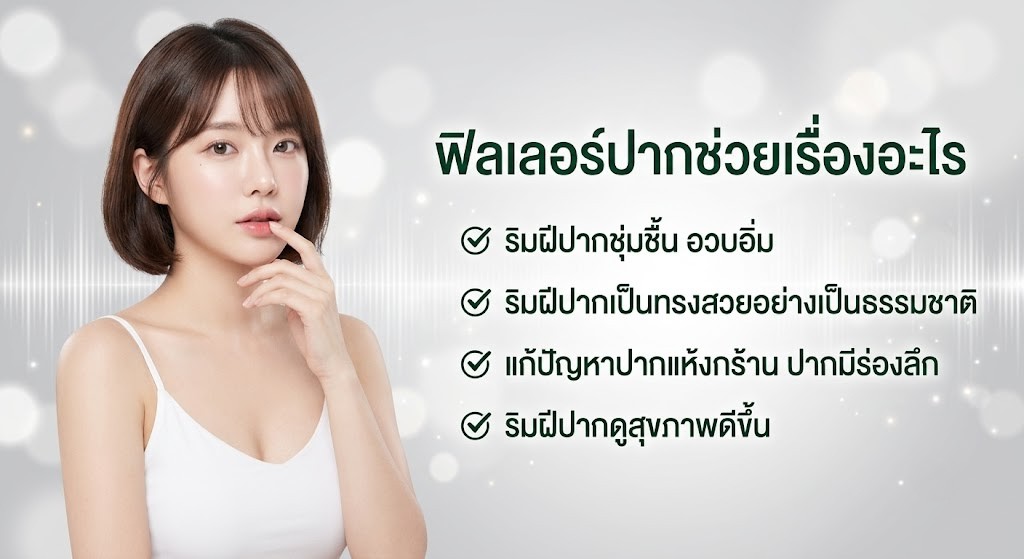 ฟิลเลอร์ปากช่วยในเรื่องอะไร