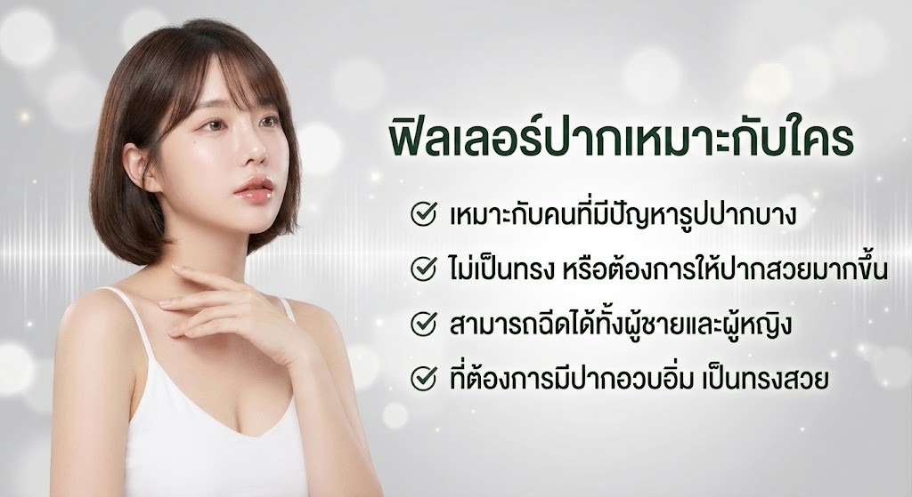 ฟิลเลอร์ปากเหมาะกับใคร