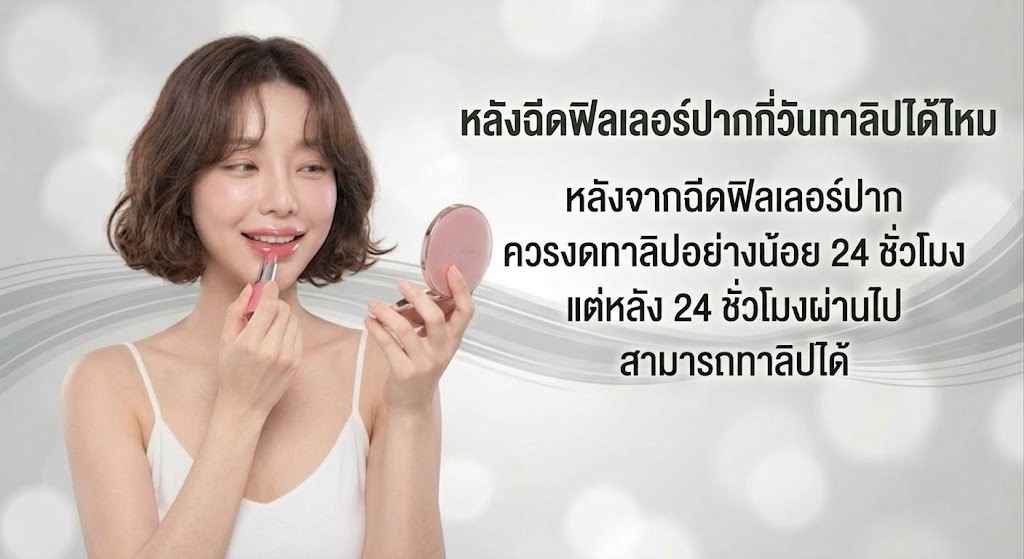 หลังฉีดฟิลเลอร์ปากกี่วันทาลิปได้ไหม