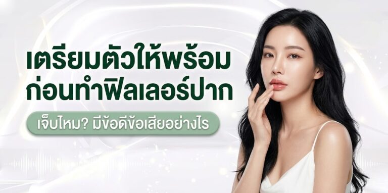 ก่อนทำฟิลเลอร์ปาก