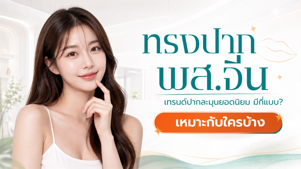 ทรงปาก พส.จีน เทรนด์ปากละมุนยอดนิยม มีกี่แบบ? เหมาะกับใครบ้าง