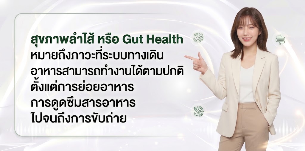สุขภาพลำไส้ Gut Health คืออะไร